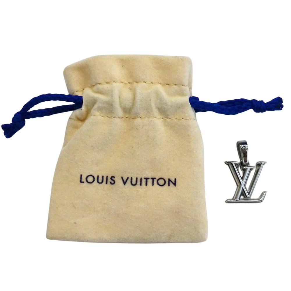 LOUIS VUITTON Silver Necklace - Picture 6 of 7